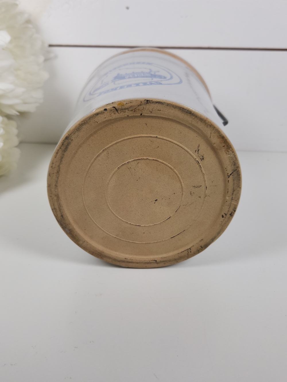 Vintage Wisconsin Homestead Crock w/ Bail Closure Lid |Butter / Cheese Stoneware - Picture 9 of 10